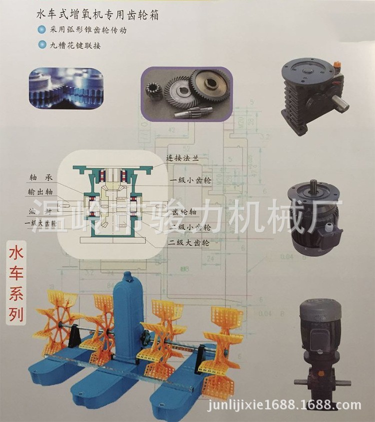 臺(tái)州廠家銷(xiāo)售水車(chē)式增氧機(jī)專(zhuān)用齒輪箱 水車(chē)系列